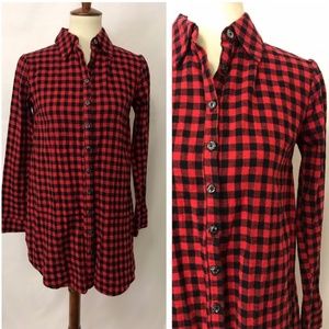 Flannel Shirt Dress Reformation